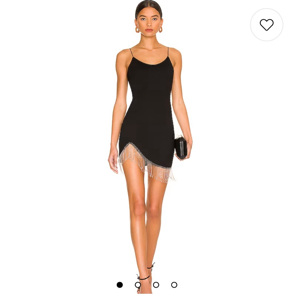 Elaine fringe dress in black - only worn once